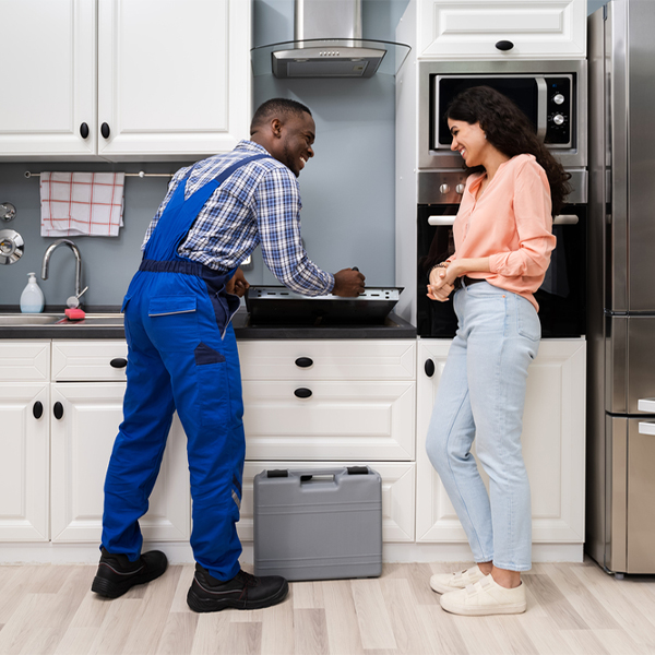 can you provide an estimate for cooktop repair before beginning any work in Happy Texas